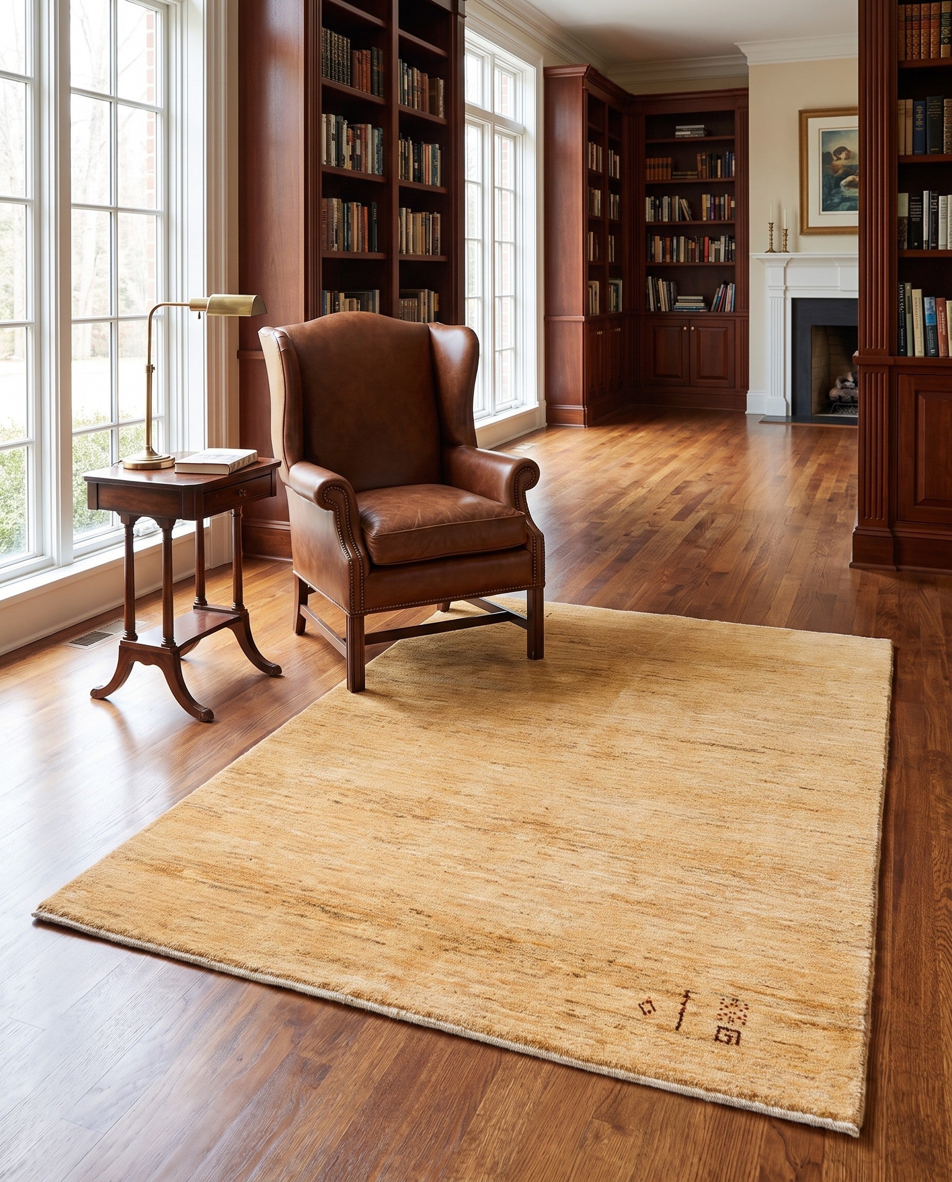 4' 11 x 6' 7 Hand Knotted Kashkuli Gabbeh Persian Wool Rug