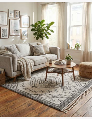 5' 3 x 7' 8 Lagom Shag Rug