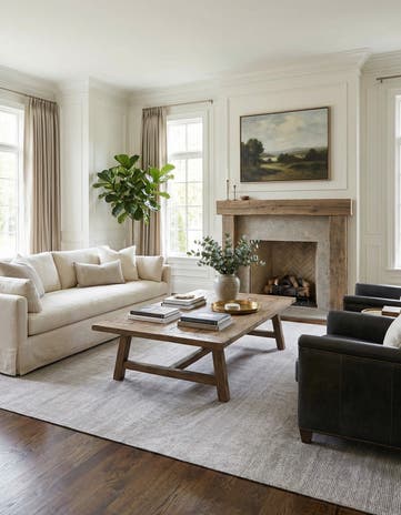 10' x 13' 1 Hand Woven Jill Zarin English Manor Farmhouse Wool Rug