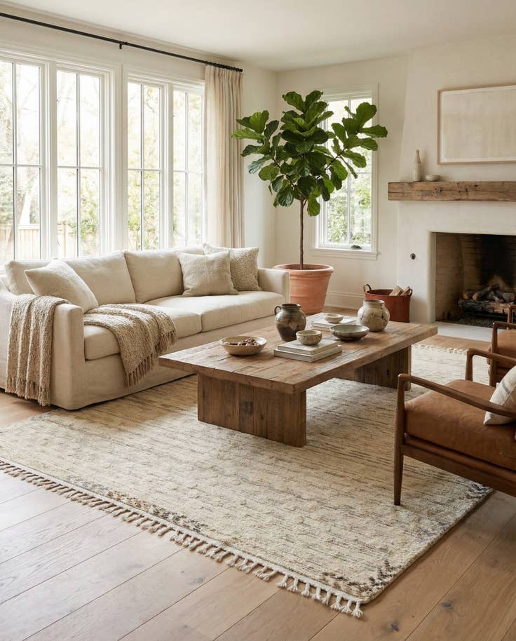 Detail image of 6' 7 x 10' 1 Hand Knotted Darya Wool Rug