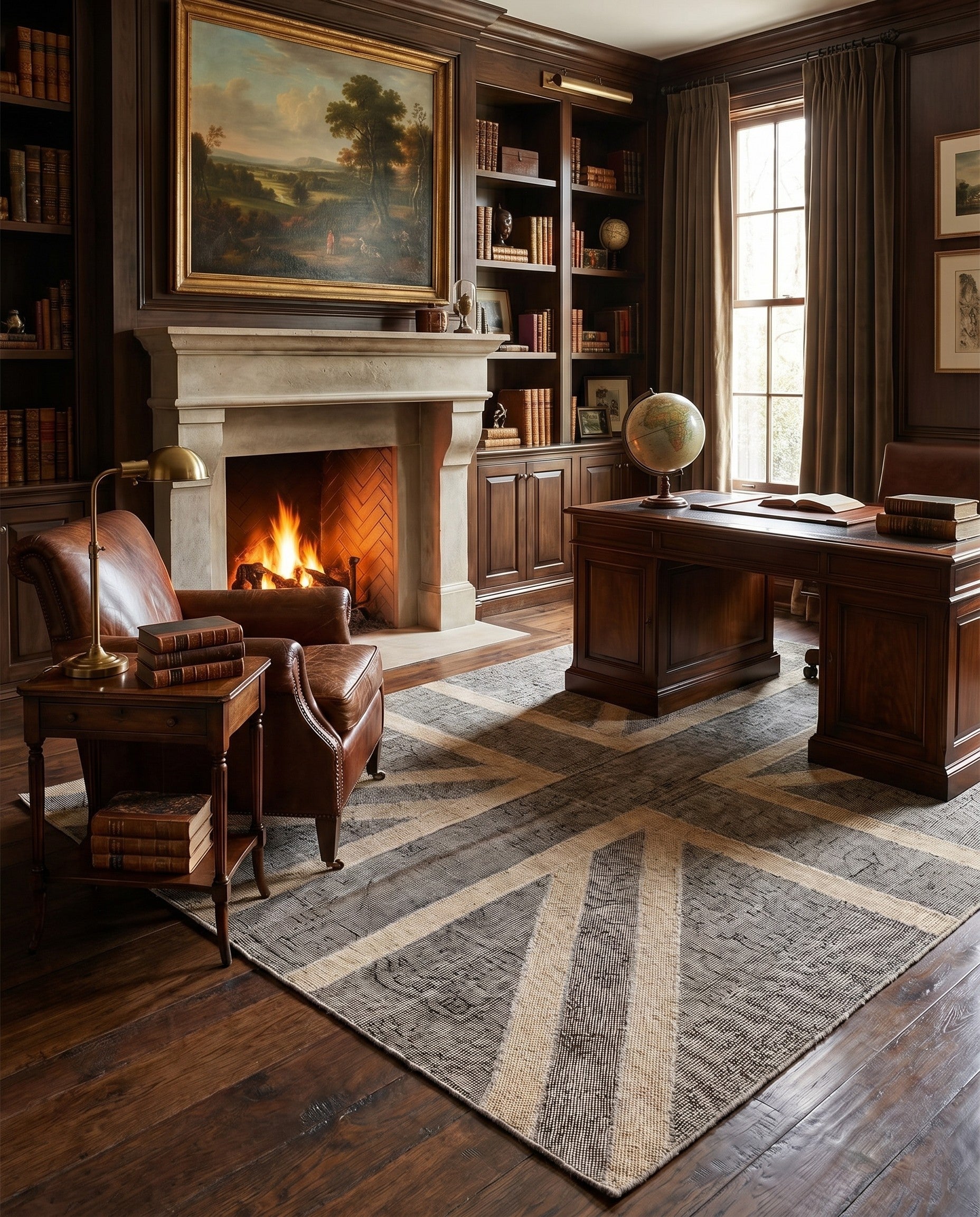 5' x 6' 6 Hand Knotted Ultra Vintage Persian Wool Rug