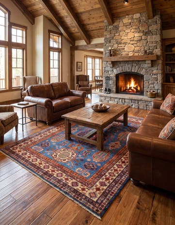 5' x 6' 1 Hand Knotted Kazak Rug