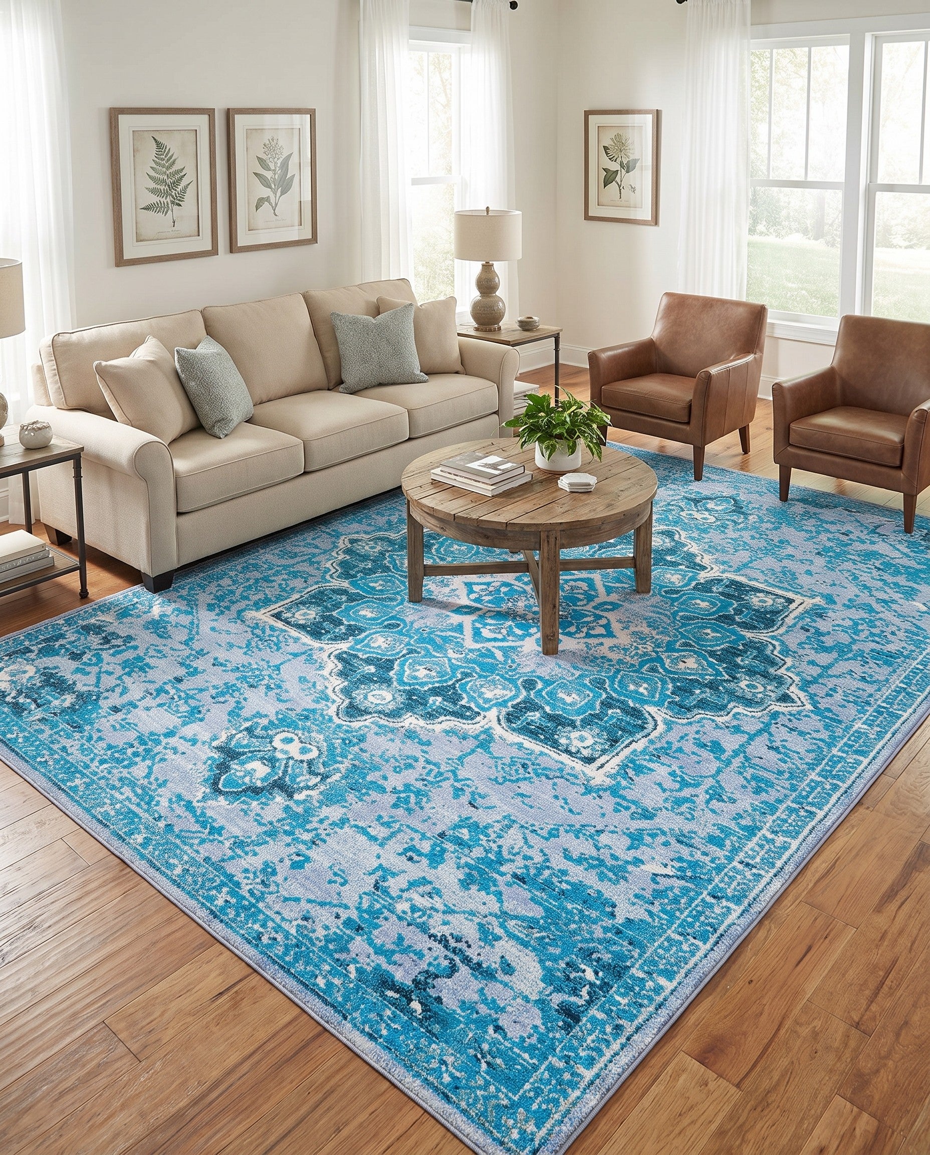 10' 6 x 13' Washable Francesca Rug