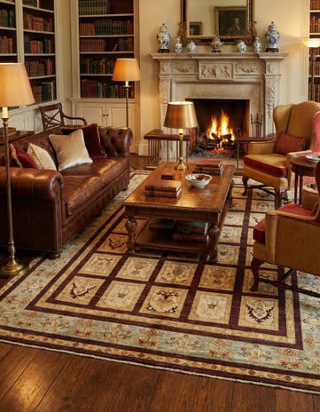5' 9 x 8' Hand Knotted Ariana Ziegler Rug