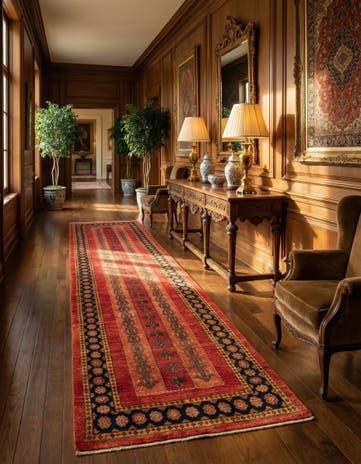 2' 8 x 8' 1 Kashkuli Runner Rug