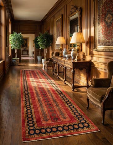 2' 8 x 8' 1 Kashkuli Runner Rug