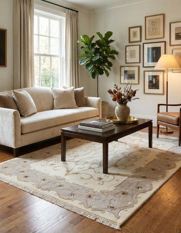 4' 2 x 5' 11 Hand Knotted Darya Rug
