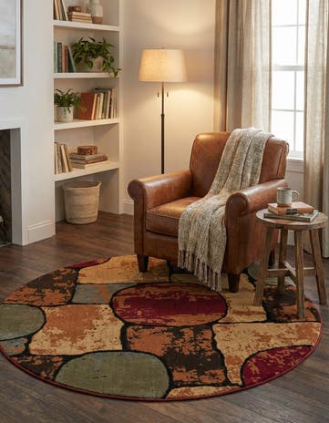 5' 3 x 5' 3 Cafe Round Rug