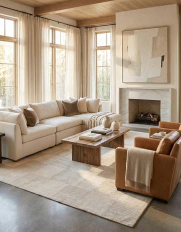 6' 7 x 9' 7 Hand Knotted Darya Wool Rug