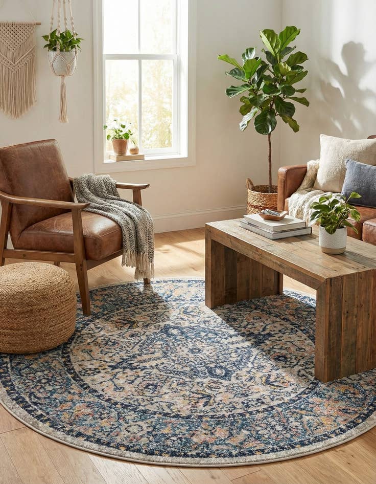 Detail image of  4' x 4' Lola Round Rug