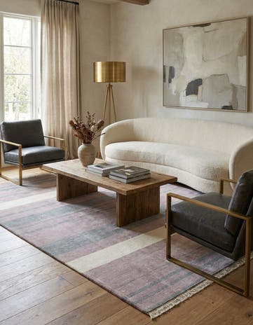 6' 6 x 9' 9 Hand Knotted Darya Wool Rug