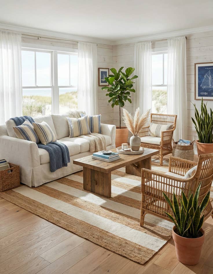 Detail image of 9' x 12'  Hand Woven Jill Zarin Hamptons Rug