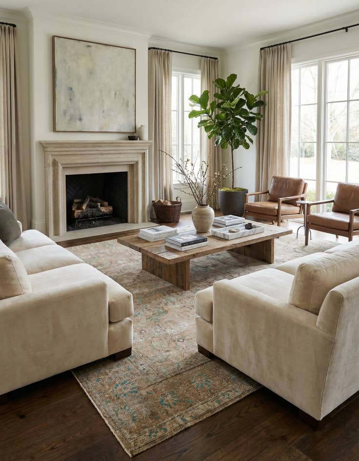 Detail image of 9' 1 x 12' 8  Hand Knotted Ultra Vintage Persian Wool Rug