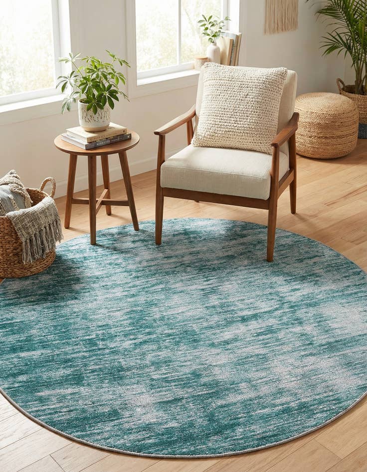 Detail image of  5' x 5' Asha Round Rug