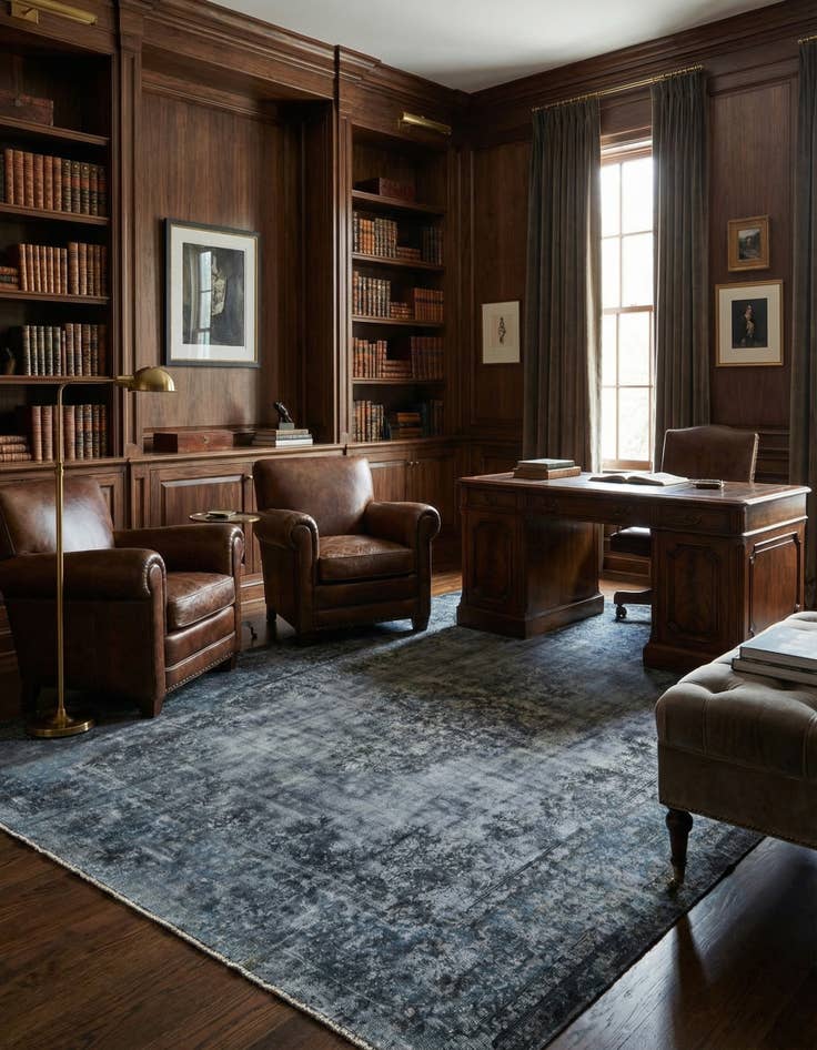 Detail image of  10' 1 x 13' 7 Vintage Royal Wool Rug