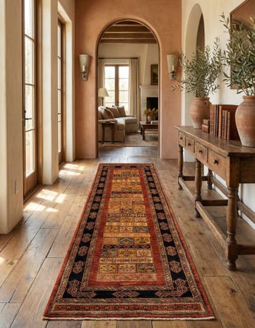 2' 7 x 10' 4 Luribaft Wool Runner Rug