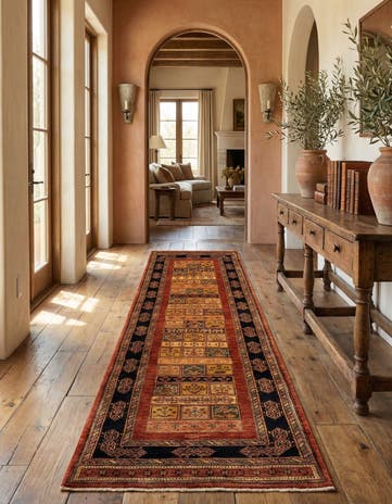 2' 7 x 10' 4 Luribaft Wool Runner Rug