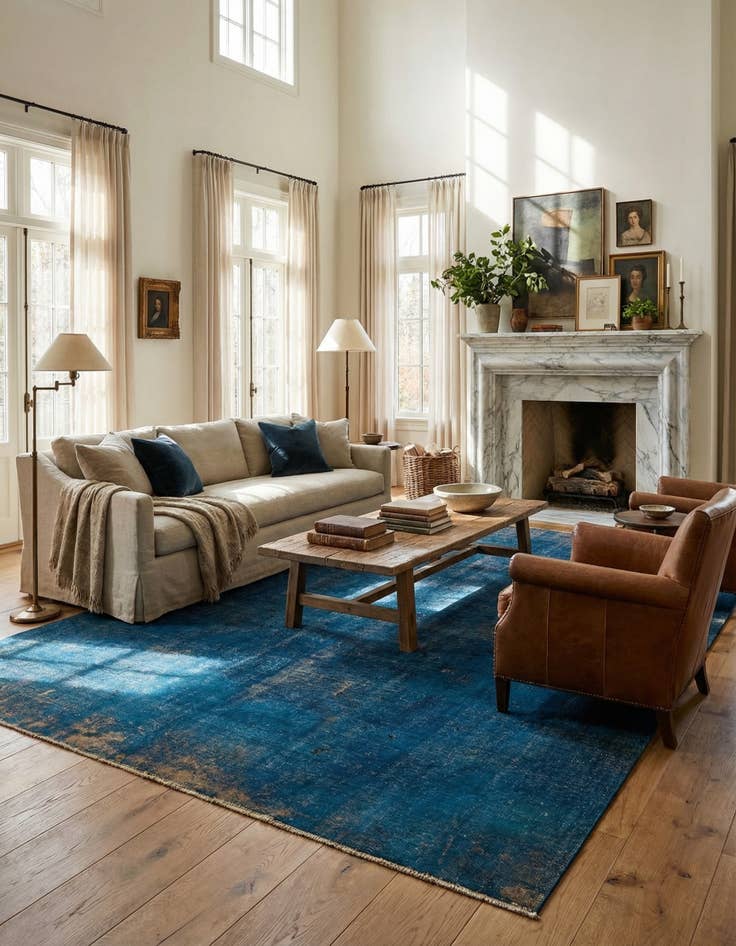 Detail image of 10' 2 x 12' 6  Hand Knotted Ultra Vintage Persian Wool Rug