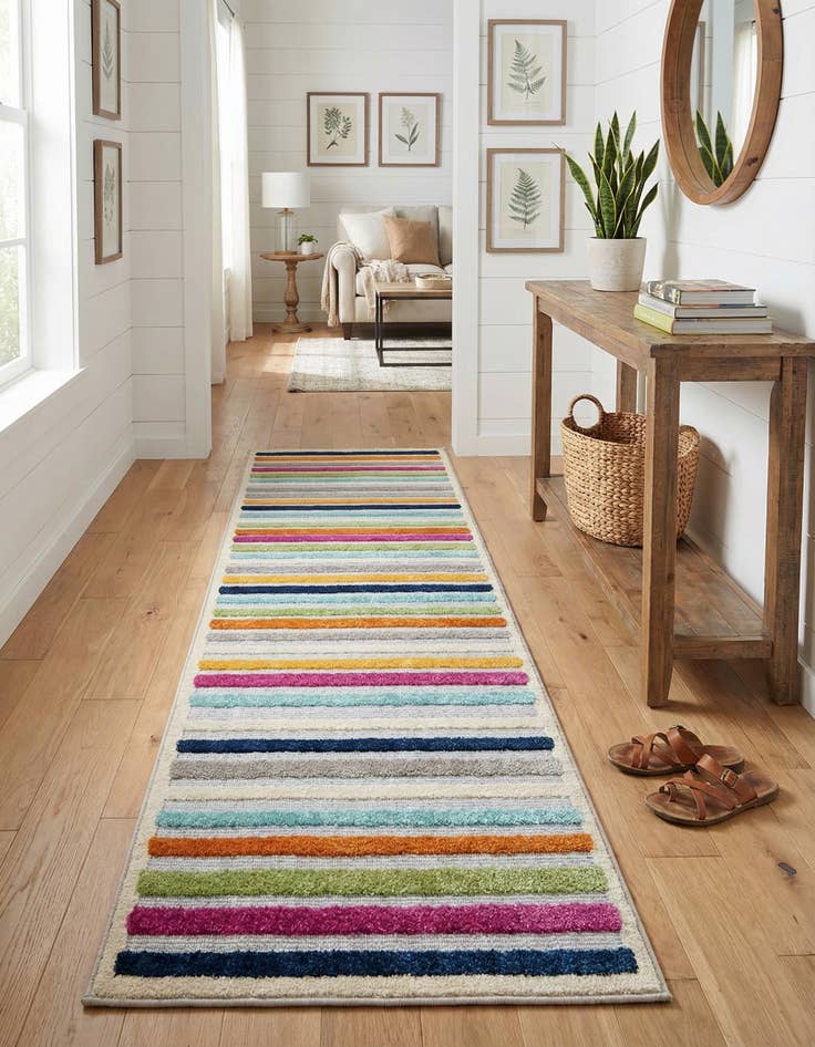 Detail image of 2' x 8' Easy-Clean Aruba Indoor / Outdoor Runner Rug