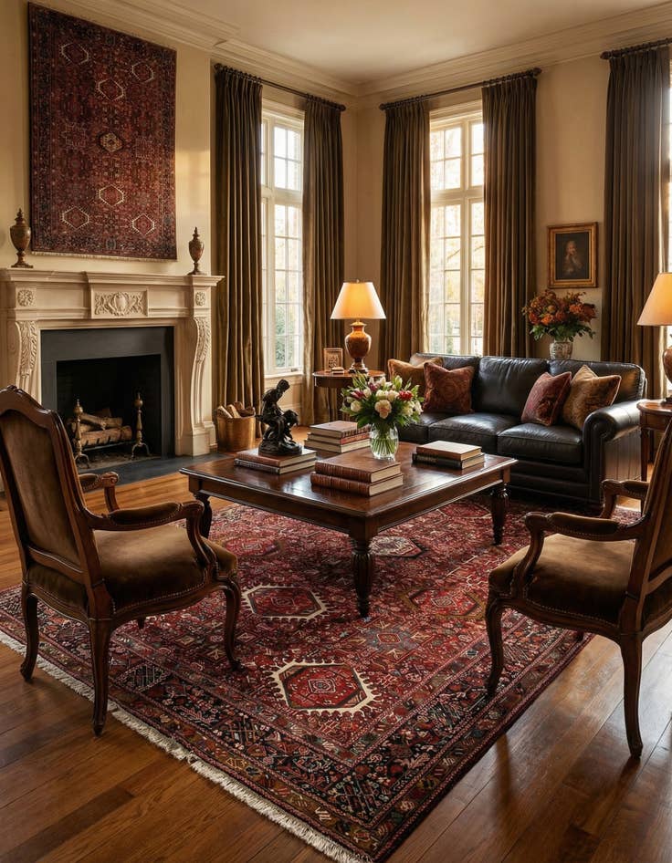 Detail image of  7' 9 x 10' 11 Gharajeh Rug