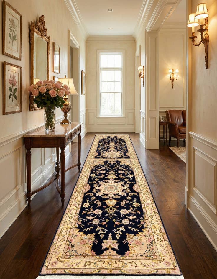 Detail image of 2' 8 x 6' 11 Tabriz Runner Rug