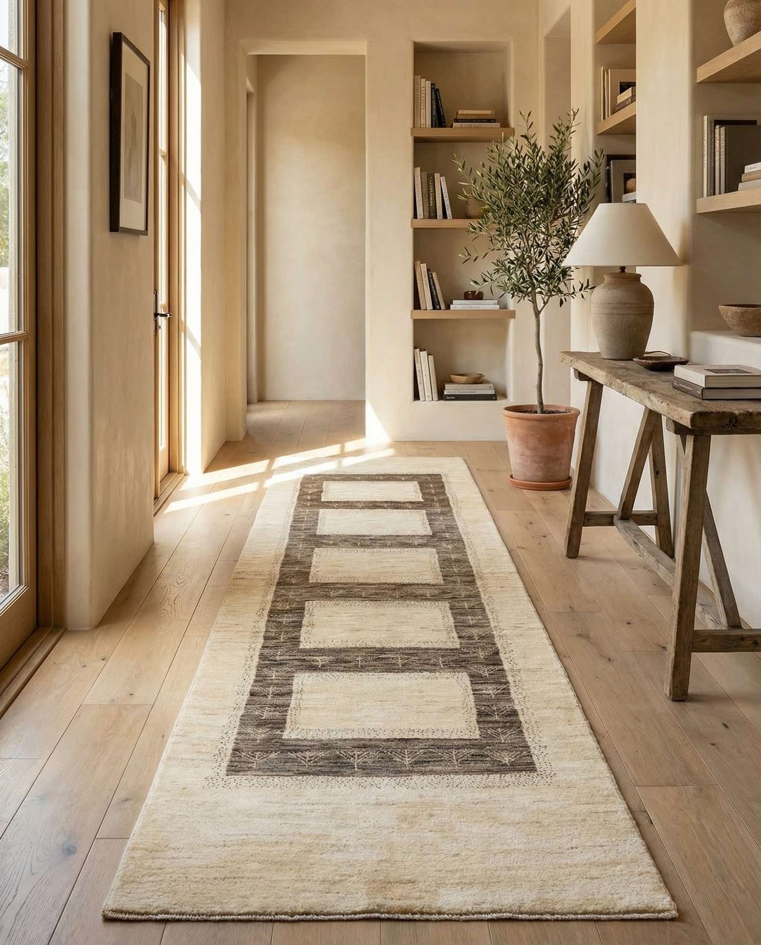 2' 6 x 10' 2 Kashkuli Wool Runner Rug