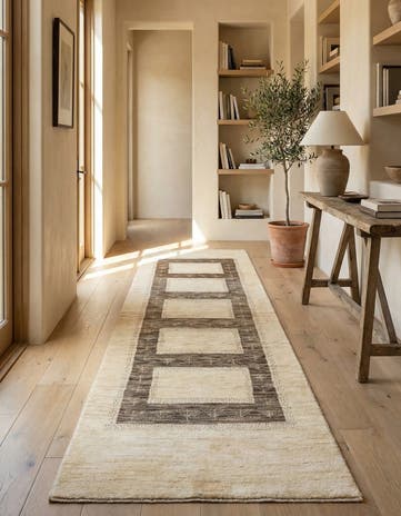 2' 6 x 10' 2 Kashkuli Wool Runner Rug
