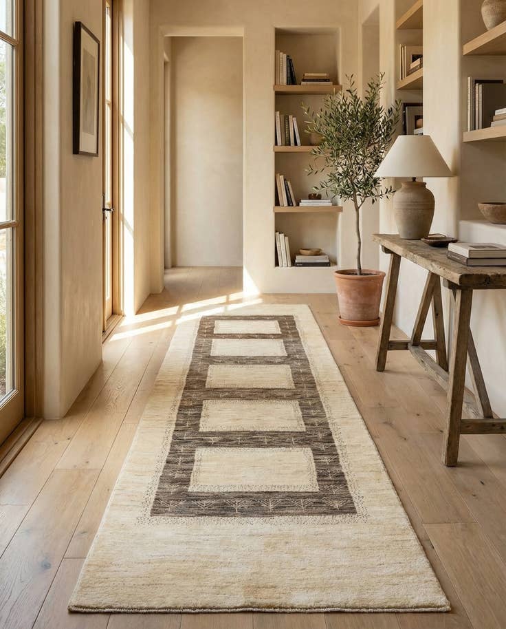 Detail image of 2' 6 x 10' 2 Kashkuli Wool Runner Rug