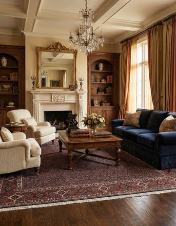 6' 10 x 8' 6 Bidjar With Silk Rug