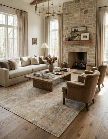 9' 4 x 12' 8 Hand Knotted Ultra Vintage Persian Wool Rug
