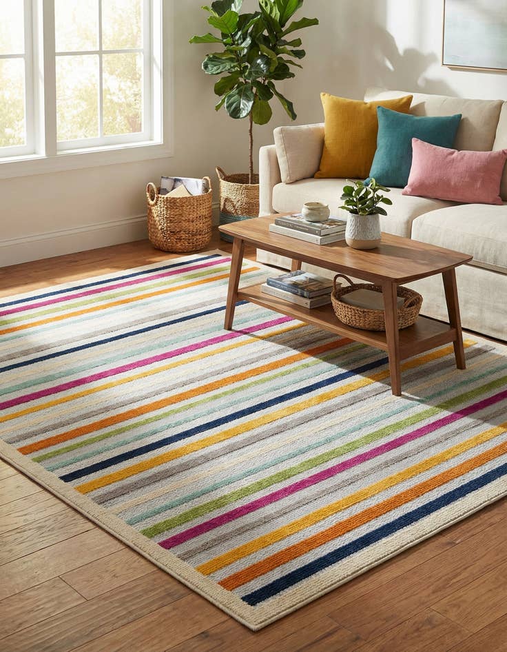 Detail image of 7' 10 x 10'  Washable Aruba Indoor / Outdoor Rug