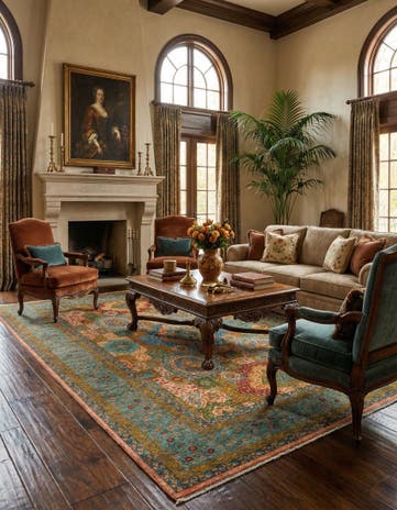 6' 6 x 9' 11 Amina Wool Rug