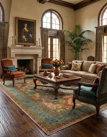 6' 6 x 9' 11 Amina Wool Rug