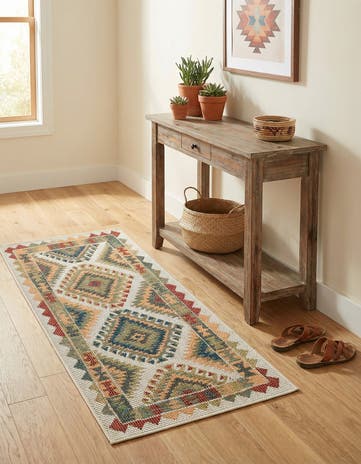 2' x 4' Easy-Clean Baja Indoor / Outdoor Runner Rug