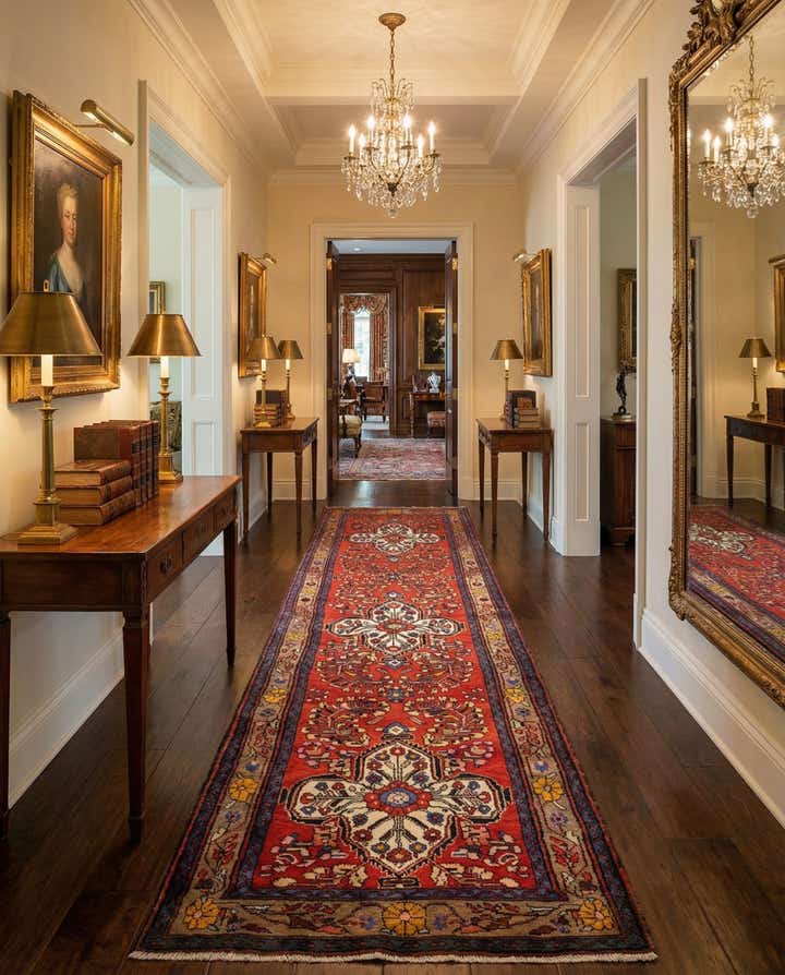 3' 5 x 13' 4 Hamedan Runner Rug