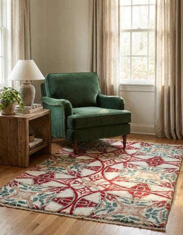 4' 1 x 6' Hand Knotted Darya Wool Rug