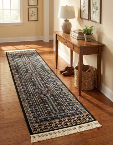 2' x 8' Bokhara Runner Rug