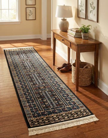 2' x 8' Bokhara Runner Rug
