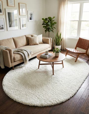 5' x 8' Everyday Shag Oval Rug