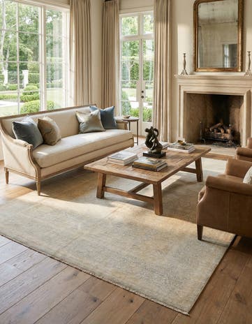 5' 9 x 8' 1 Hand Knotted Ziegler Rug