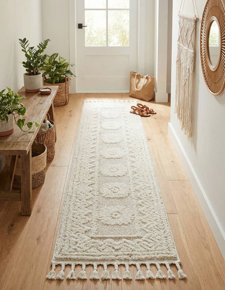 Detail image of  2' x 8' Boho Runner Rug