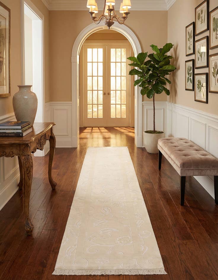 Detail image of 2' 11 x 13' 1  Hand Knotted Darya Wool Runner Rug