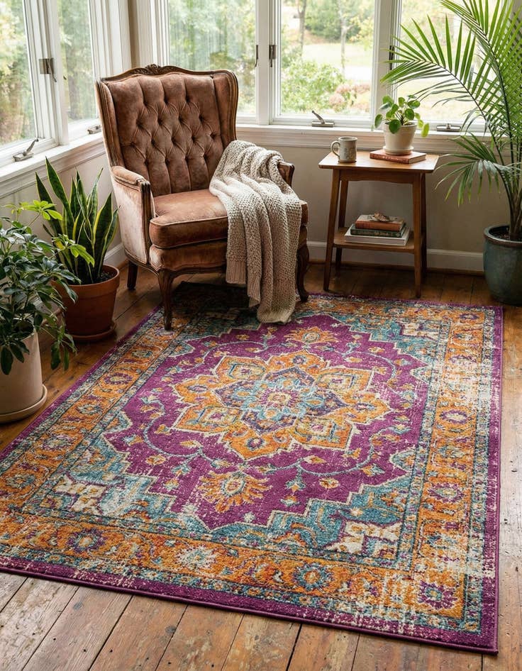 Detail image of  4' x 5' 10 Deepa Rug