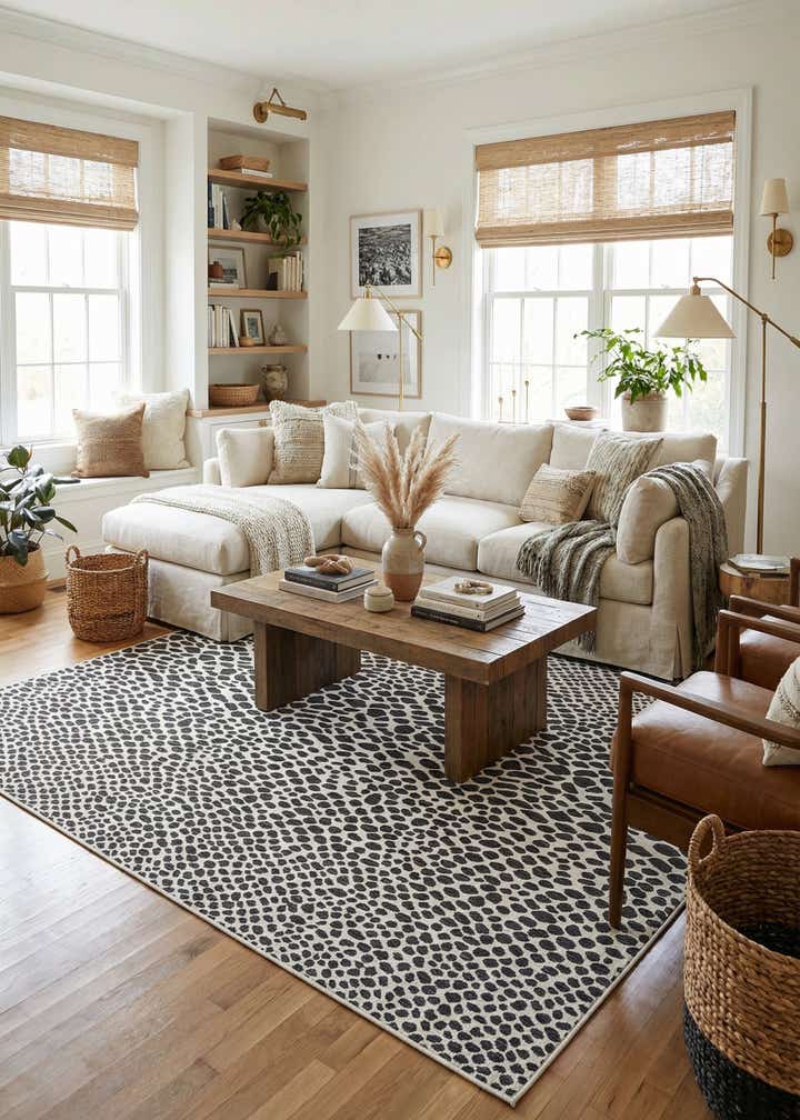 10' 8 x 10' 8 Easy-Clean Jill Zarin Cape Town Indoor / Outdoor Square Rug