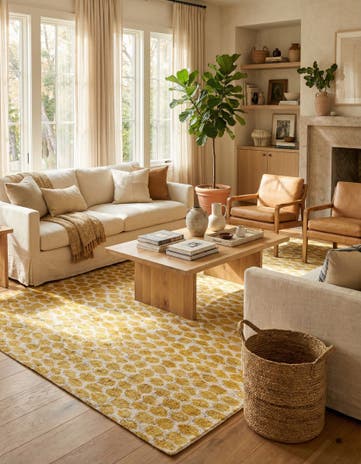 6' 1 x 9' 1 Hand Knotted Moroccan Wool Rug