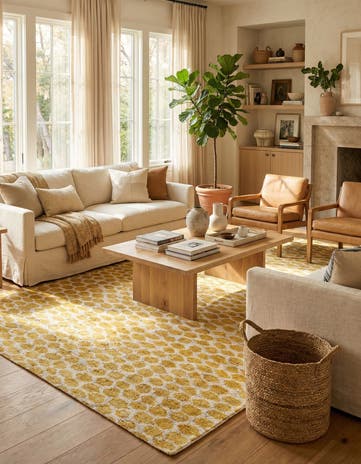 6' 1 x 9' 1 Hand Knotted Moroccan Wool Rug
