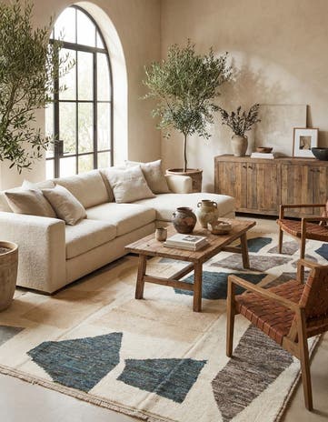 8' 11 x 14' 1 Hand Knotted Moroccan Wool Rug