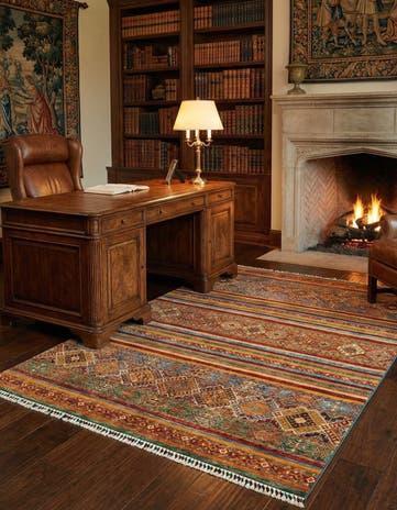 5' 9 x 7' 10 Ariana Ziegler Wool Rug