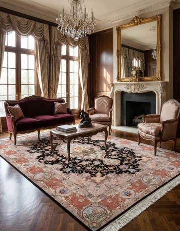 6' 6 x 9' 6 Tabriz Rug