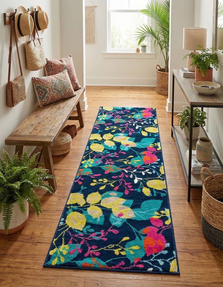 Detail image of 2' x 6' Azalea Runner Rug